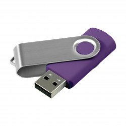 Флеш-память под логотип 16 Гб USB TWISTER 2.0, фиолетовы 